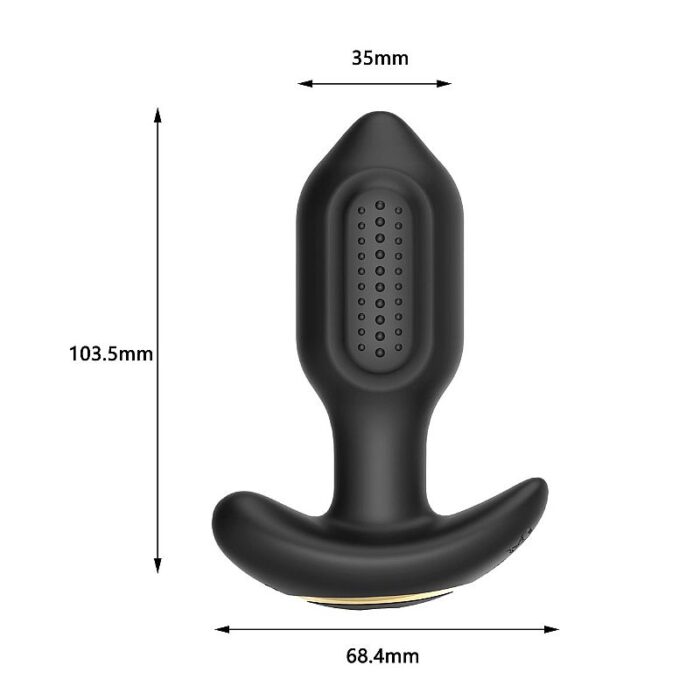 Plug Anal com Vibro e Rotação controlado via aplicativo á Longa Distância - Pong - Imagem 4