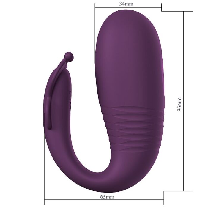 Vibrador Bullet com Vibração com Vai e Vem Klay pode ser controlado via APP e a Longa Distância - Pretty Love - Imagem 4