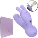 Vibrador de Ponto G e Clitóris com Dedilhar e Umidificador
