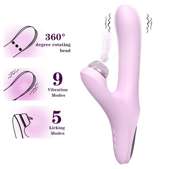 Vibrador de Ponto G e Clitóris com Rotação de Esferas - S-Hande - Imagem 6