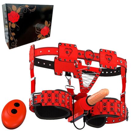 Cinta com Máquina do Sexo vibração e sobe e desce