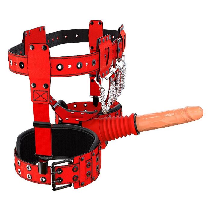 Cinta com Máquina do Sexo vibração e sobe e desce - Imagem 11