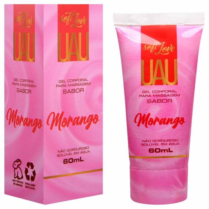 Uau Lubrificante íntimo Aromático 60Ml Soft Love - Imagem 2