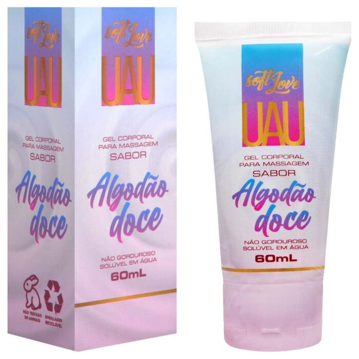 Uau Lubrificante íntimo Aromático 60Ml Soft Love - Imagem 5