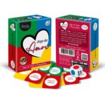 Jogo do Amor Dado e Raspadinha Reutilizável Diversão ao Cubo