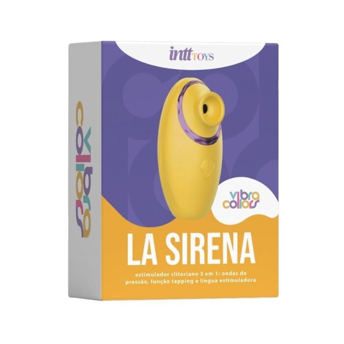 Vibrador Estimulador de Clitóris Recarregável com 10 Tipos Pulsações e Estímulos - Intt Toys La Sirena - Imagem 8
