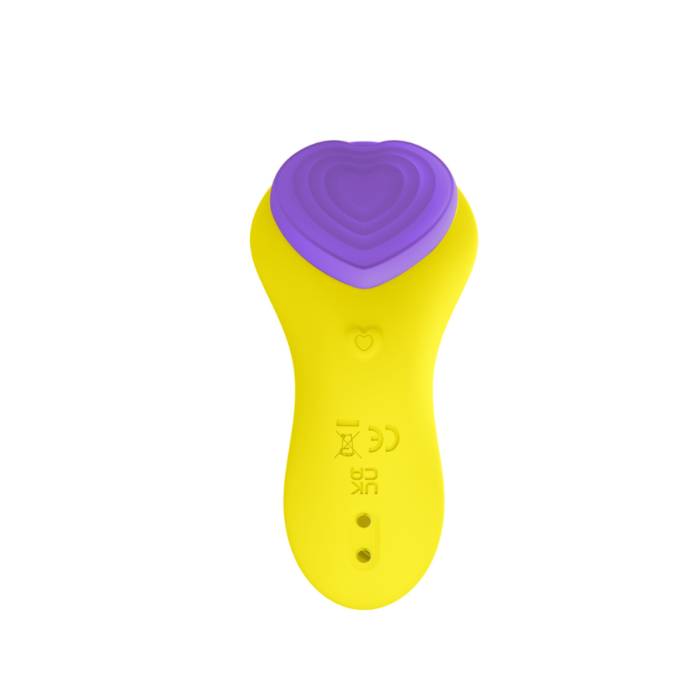 Vibrador de Calcinha via aplicativo Amarelo com 9 Vibrações Intt Collors - Imagem 4