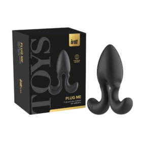 Plug Me Plug anal Preto controlado por aplicativo