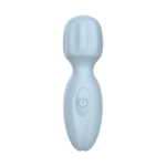 Vibrador Massageador varinha mágica Intt Wellness Azul com 10 Modos de Vibração e Toque Aveludado - Imagem 4