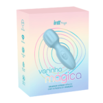 Vibrador Massageador varinha mágica Intt Wellness Azul com 10 Modos de Vibração e Toque Aveludado - Imagem 7