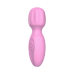 Vibrador Massageador varinha mágica Intt Wellness Rosa com 10 Modos de Vibração e Toque Aveludado - Imagem 3