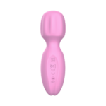 Vibrador Massageador varinha mágica Intt Wellness Rosa com 10 Modos de Vibração e Toque Aveludado - Imagem 4