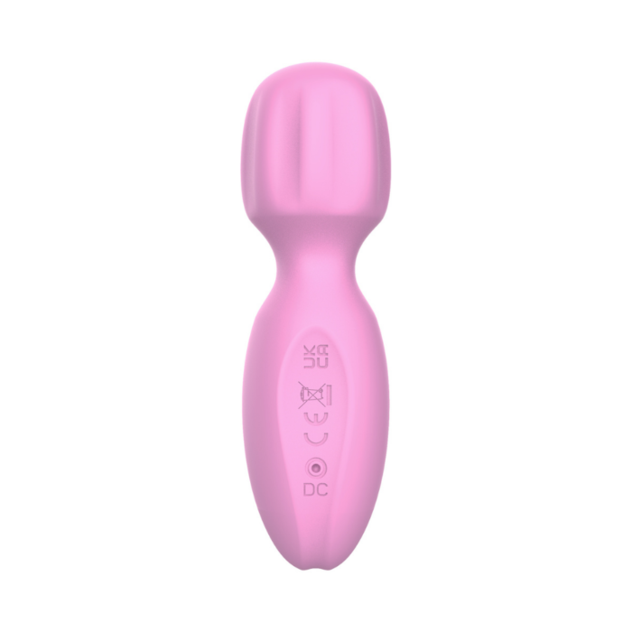 Vibrador Massageador varinha mágica Intt Wellness Rosa com 10 Modos de Vibração e Toque Aveludado - Imagem 4