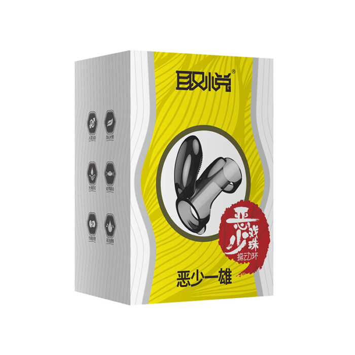 Capa peniana com estimulador clitoriano Vibrating Ring - Imagem 6