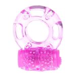 Anel Peniano Com Vibrador E Textura Estimuladora Formato Borboleta - Imagem 9