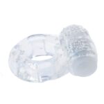 Anel Peniano Com Vibrador E Textura Estimuladora Formato Borboleta - Imagem 4