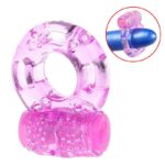 Anel Peniano Com Vibrador E Textura Estimuladora Formato Borboleta - Imagem 8