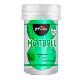 Bolinha Hot Ball Beija Muito Dupla Menta - Com Óleo de Girassol