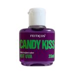 Candy kiss Calda beijável Hot para sexo oral Sabor Uva - Feitiços aromáticos 35ml - Imagem 2