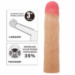 Capa Peniana Kylian ultra macia e flexível 20,5x4cm - Pretty Love - Imagem 8