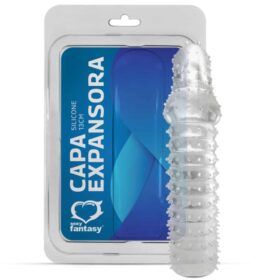 Capa expansora anelada em silicone - 13 cm Sexy fantasy | cor: transparente