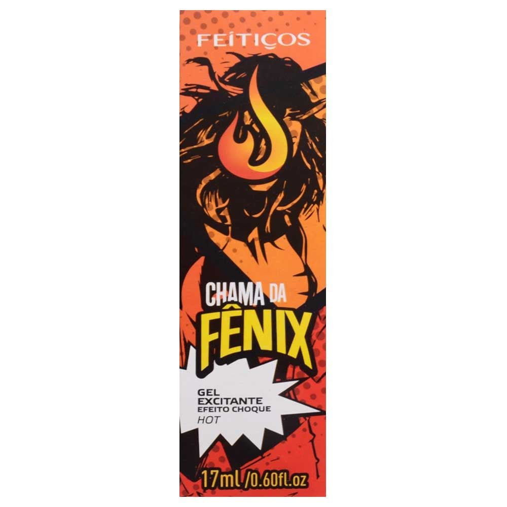 Chama Da Fênix Excitante Hot Gel com efeito choque e aquece - Feitiços aromáticos 17 ml - Imagem 3