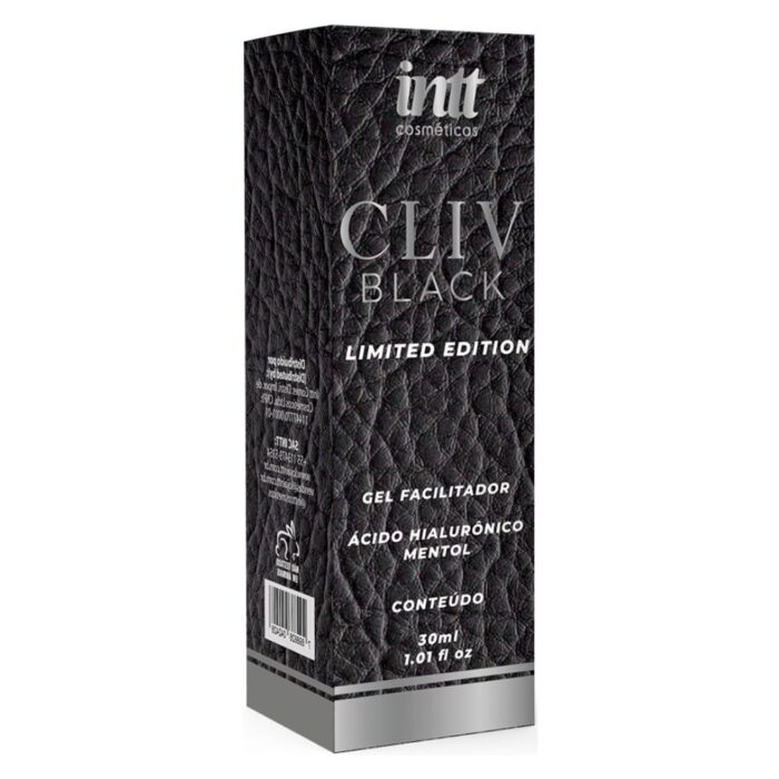 Gel Dessensibilizante anal com Ácido Hialurônico Cliv Black 30ml Intt - Imagem 3