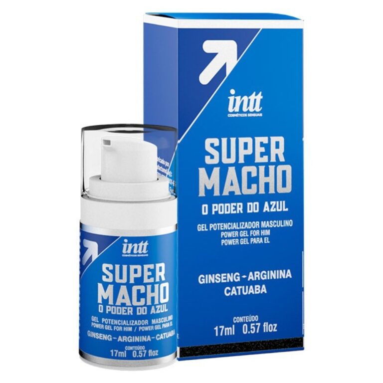 Gel Potencializador Masculino Super Macho 17g Intt