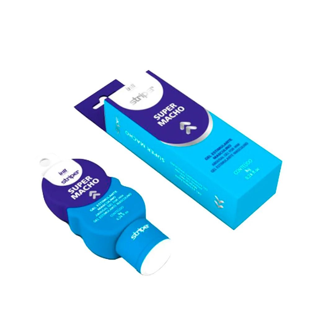 Gel estimulante masculino com efeito potencializador - intt cosméticos striper super macho | 8g - Imagem 3