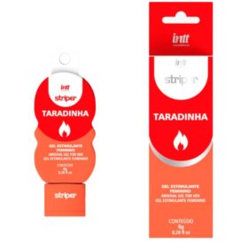 Gel excitante feminino com efeito quente | intt striper taradinha - 8g