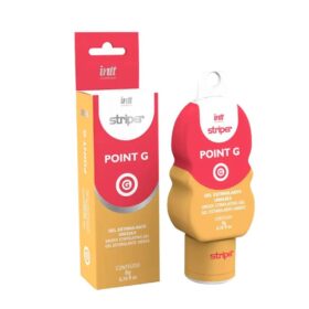 Gel excitante unissex com efeito de vibração e aquecimento - intt cosméticos striper point G | 8g