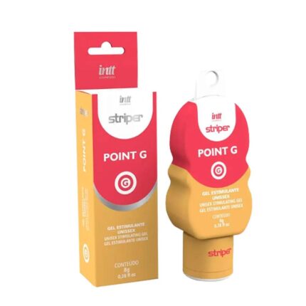 Gel excitante unissex com efeito de vibração e aquecimento - intt cosméticos striper point G | 8g