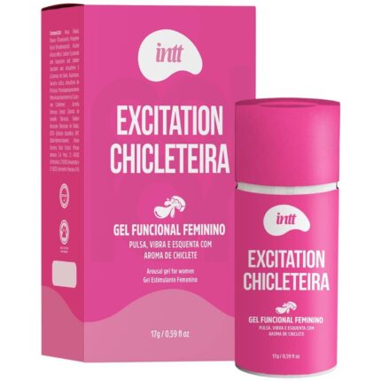 Excitation Chicleteira Excitante Feminino 17ml Intt Linha Collors
