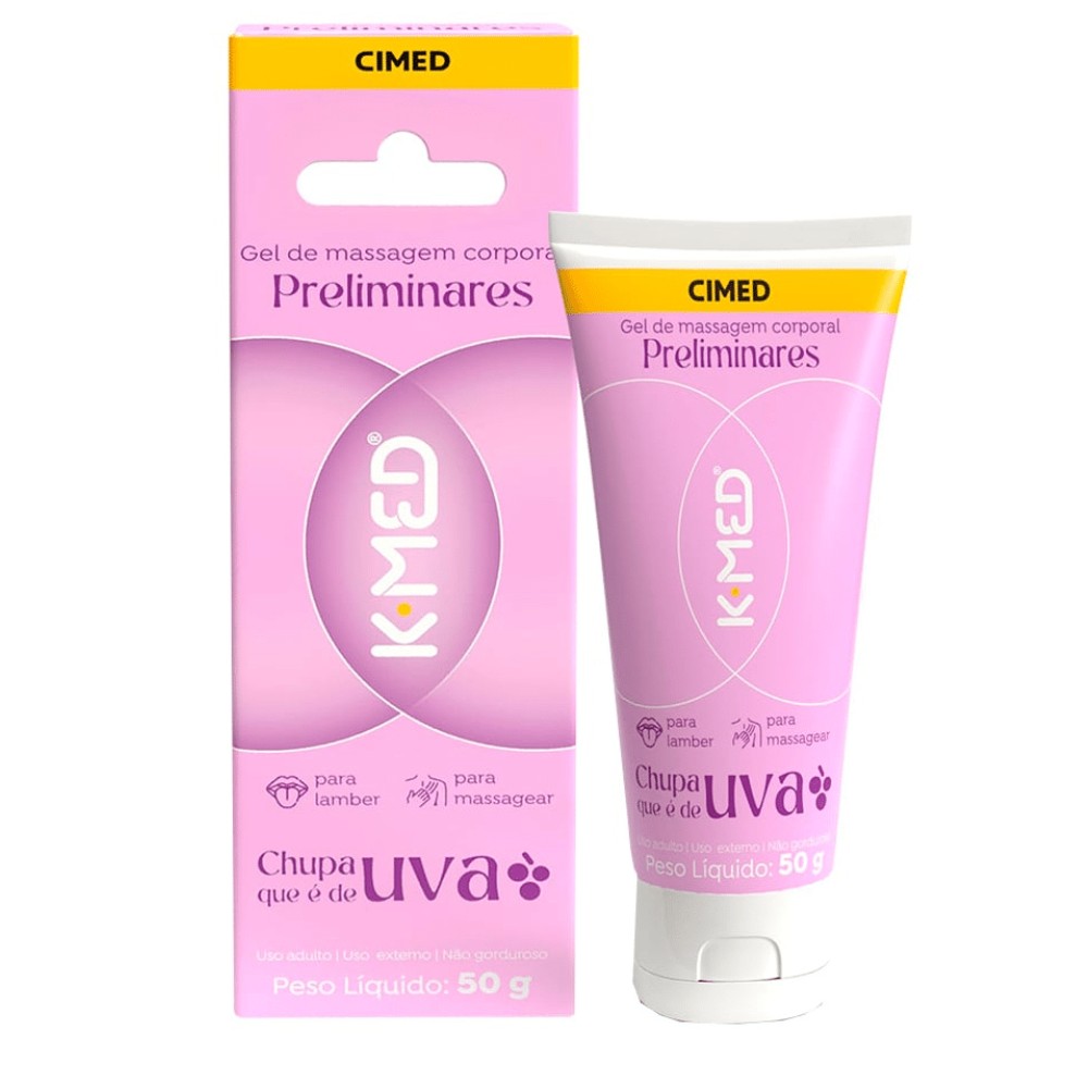K-med gel excitante para preliminares chupa que é de uva