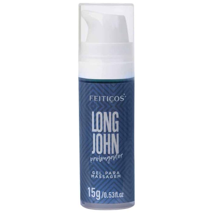 Long John - Gel lubrificante Prolongador de ereção e Retardante masculino com óleo de gengibre - Feitiços 15g - Imagem 2