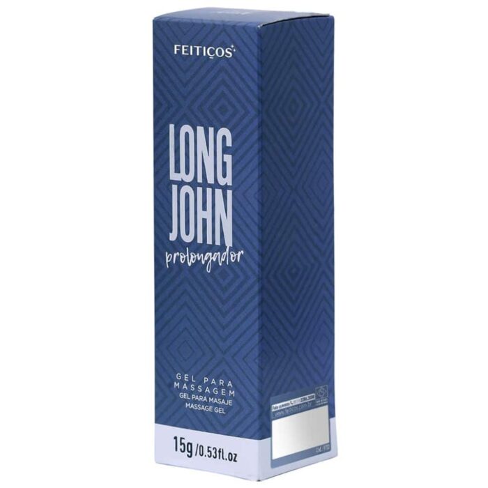 Long John - Gel lubrificante Prolongador de ereção e Retardante masculino com óleo de gengibre - Feitiços 15g - Imagem 3