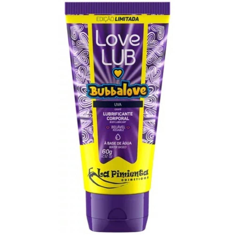 Lubrificante beijável de uva Love Lub Bubbalove 60G La Pimienta