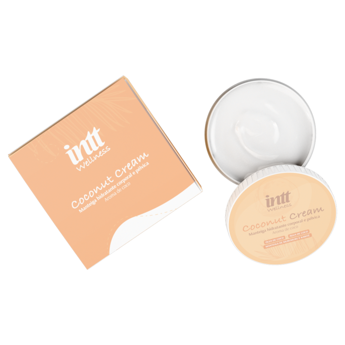 Manteiga Hidratante Corporal e Pélvico Coconut Cream 90g Intt - Imagem 2