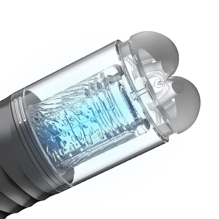 Masturbador Lanterna recarregável em Formado de Bunda 7 modos de Rotações com ventosa - Dibe - Imagem 4