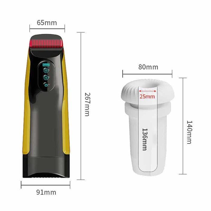 Masturbador Masculino em silicone com 7 Modos de Vibração com 7 Modos de sucção - Dibe - Imagem 5