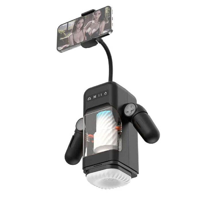 Masturbador masculino com Suporte Celular Station Máximus - Imagem 5