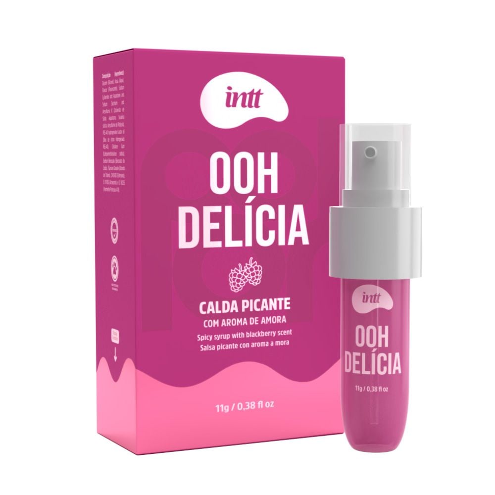 OOH Delícia Amora Calda Picante 11g Linha Collors - Intt - Imagem 2