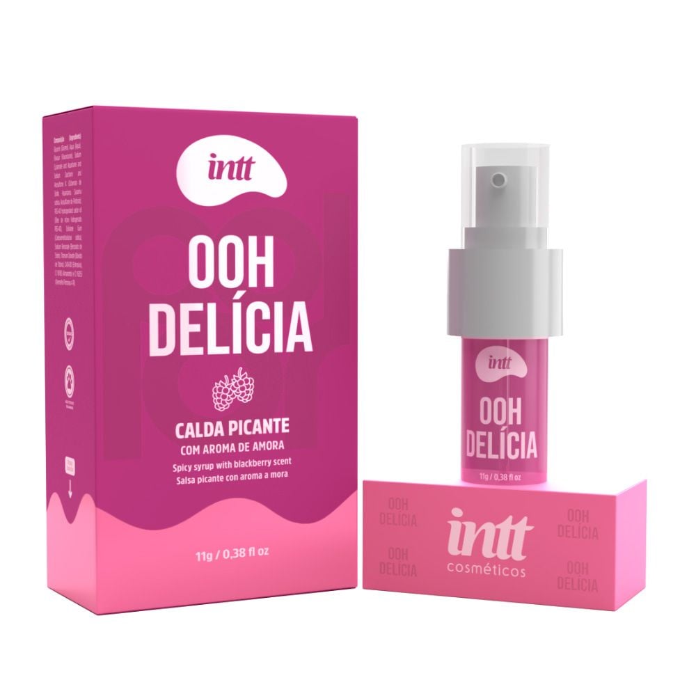 OOH Delícia Amora Calda Picante 11g Linha Collors - Intt - Imagem 4
