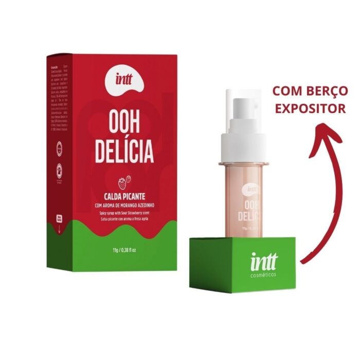 Ooh delicia calda picante com aroma de Morango - Intt - Imagem 4