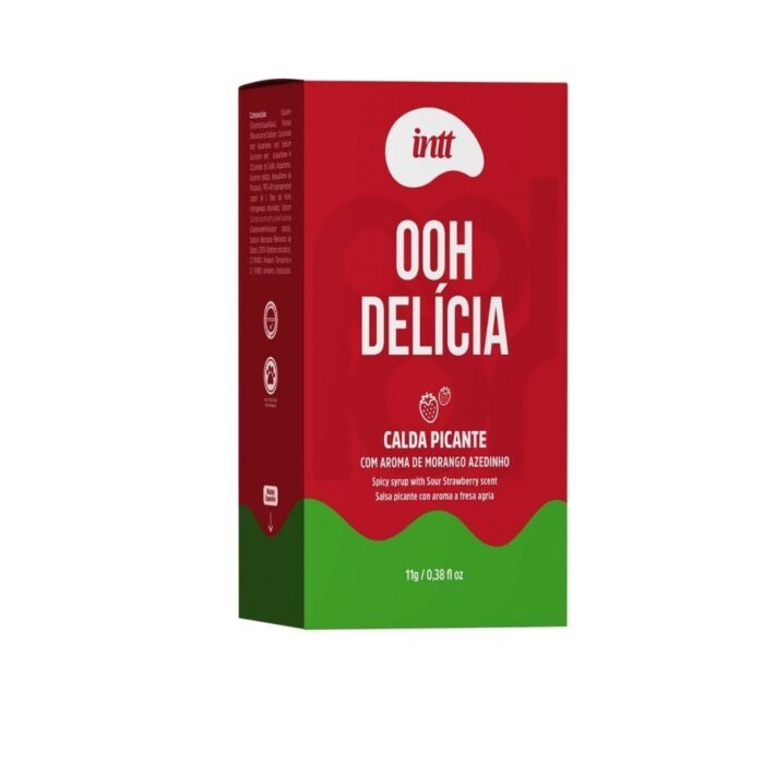 Ooh delicia calda picante com aroma de Morango - Intt - Imagem 5