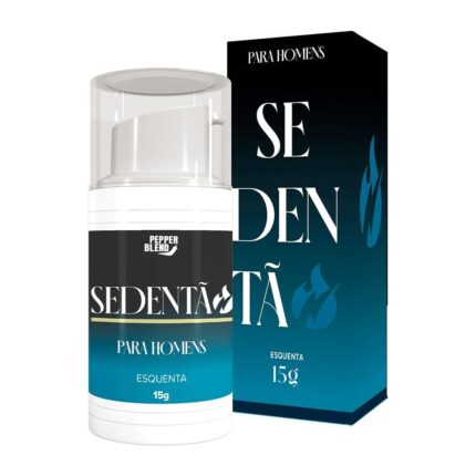 Sedentão Excitante Masculino com Ação Vasodilatadora e Aquecimento Pepper Blend