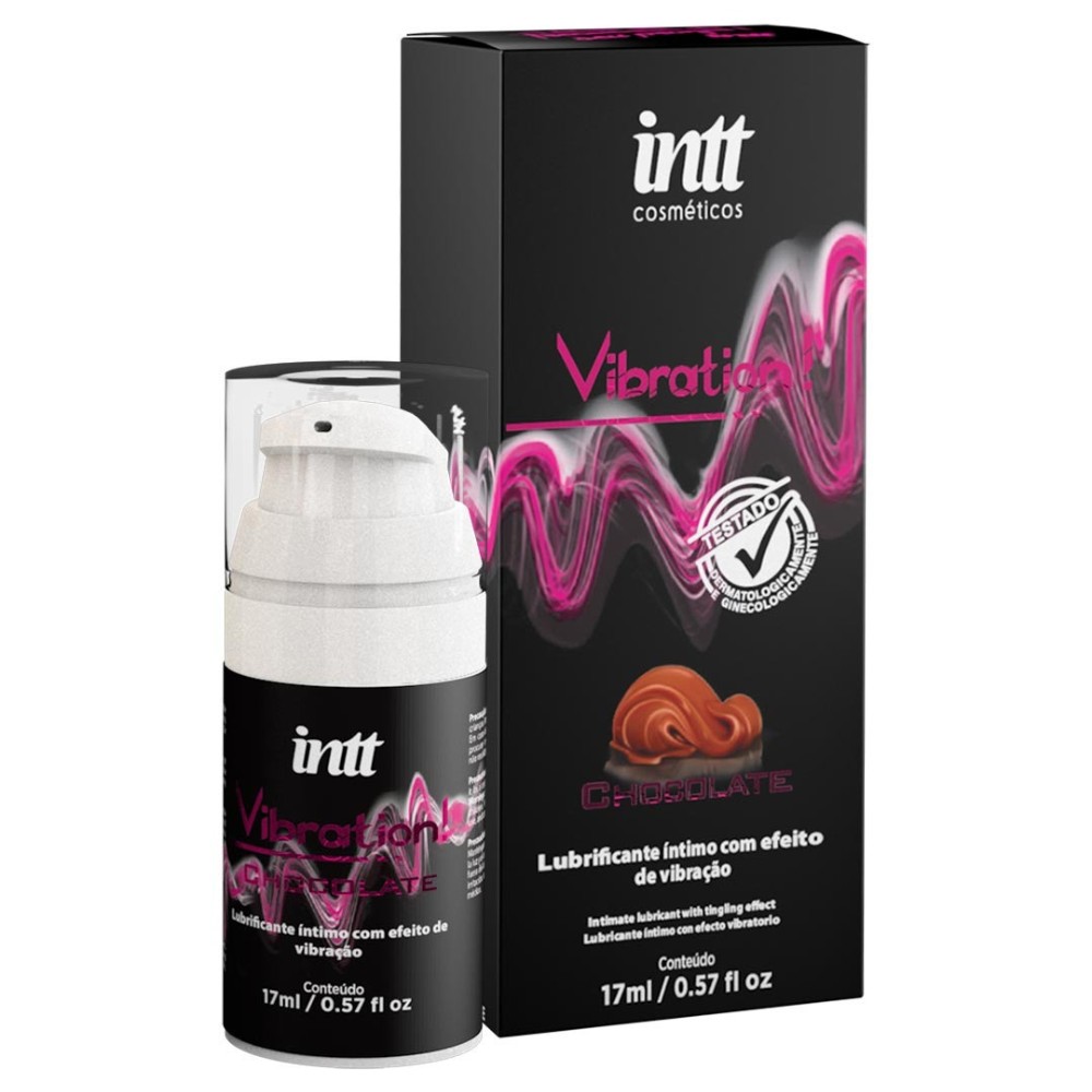 Vibrador Líquido Beijável Vibration Chocolate 17ml Intt
