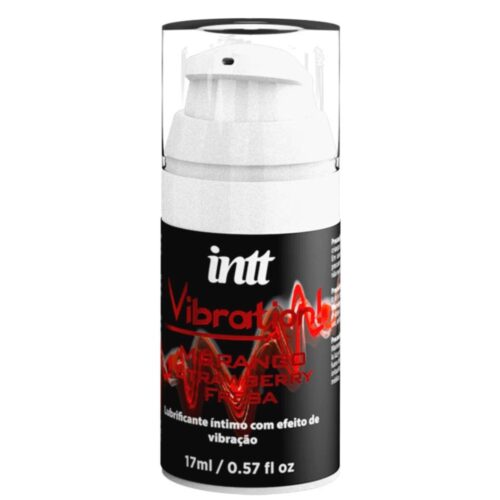 Alternative view of Vibrador Líquido Beijável Vibration Morango 17ml Intt