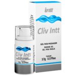 dessensibilizante anal Cliv Intt 17g bisnaga sobre fundo escuro com iluminação suave