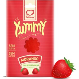 Calcinha solúvel comestível Morango Yummy - Sexy Fantasy